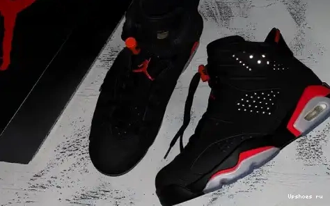 2019 OG JORDAN INFRARED 384664-060 6 AIR RETRO 384664-060 BLACK 0326